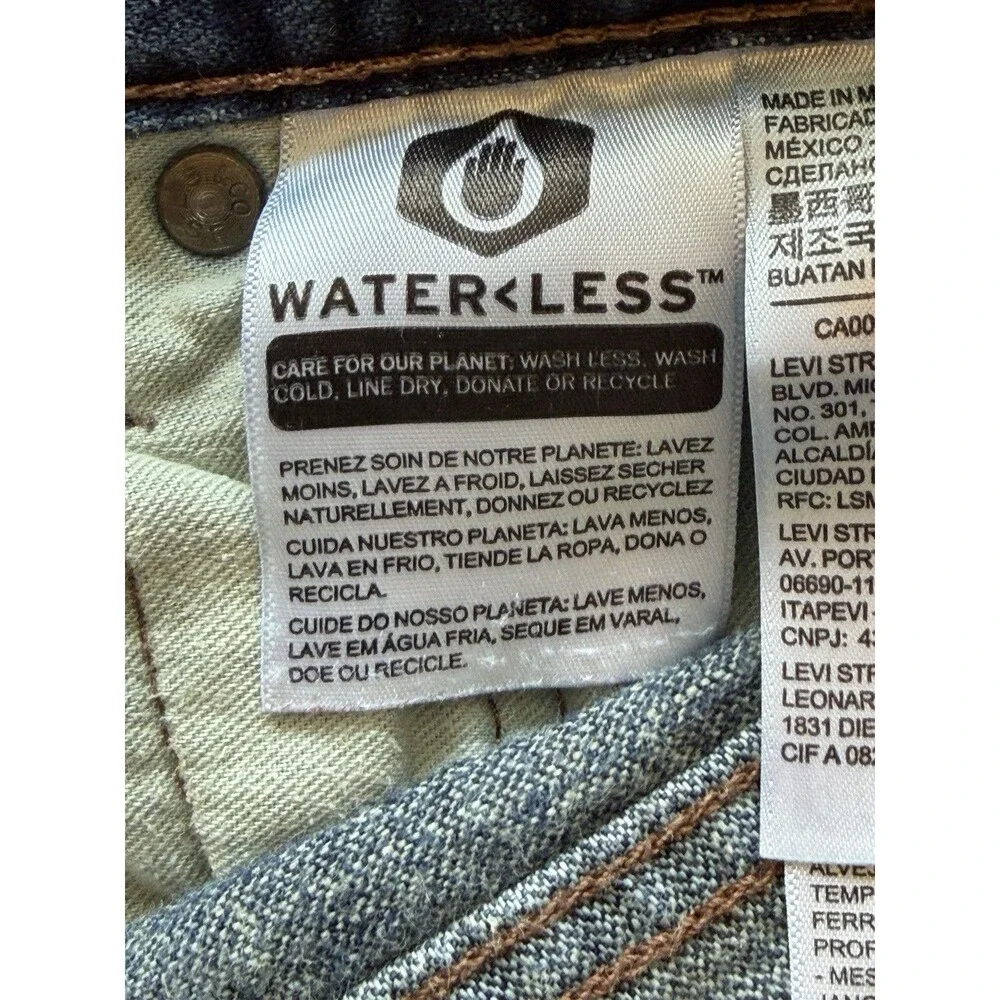 Levis 569 Mens 33x34 Loose Straight Fit Men's Jeans Classic Straight Leg